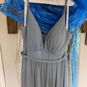 Azazie Dusty Blue Bridesmaid Dress